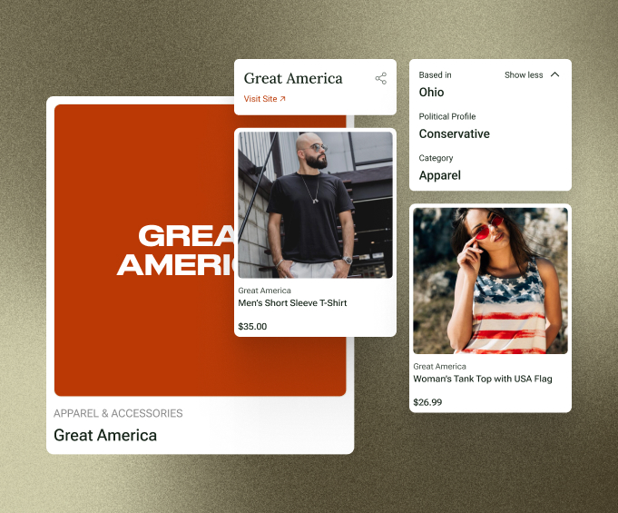 Companies and products on One Bison