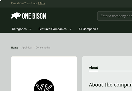 Company submission mobile